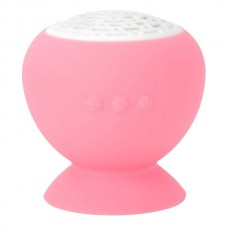 Suction Cup Mount Mini Bluetooth 3.0 Speaker Pink