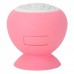 Suction Cup Mount Mini Bluetooth 3.0 Speaker Pink