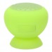 Suction Cup Mount Mini Bluetooth 3.0 Speaker Green