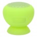 Suction Cup Mount Mini Bluetooth 3.0 Speaker Green