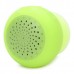 Suction Cup Mount Mini Bluetooth 3.0 Speaker Green