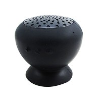 Suction Cup Mount Mini Bluetooth 3.0 Speaker Black