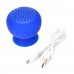 Suction Cup Mount Mini Bluetooth 3.0 Speaker Dark Blue