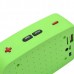 KB-200 Mini Wireless Bluetooth V2.0 Speaker w/ Hands-free / FM / TF / USB / 3.5mm Green