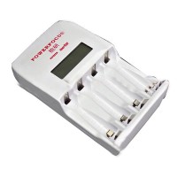 Powerfocus BC0907 LCD Display Ni-Mh lithium-ion Battery Charger 110-220V