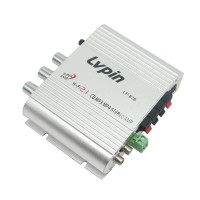 LP-838 2.1 Channel Mini Amplifier 12V for Car Home Use Silvery