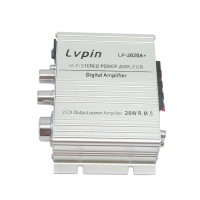 LVPIN TA2020-020 LEPY -2020A+ Fever High Fidelity Computer Car Digital Amplifier Silvery