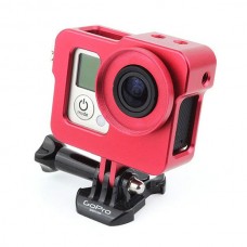 Aluminum Alloy Protective Shell Case+ Lens Cap for Gopro Hero 3/ 3+