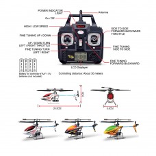 Syma F3 RC Helicopter Toys Gift Metal 4CH LCD Remote Control RC Single Rotor Helicopter With Gyro 2.4G Remote Control Helicopter