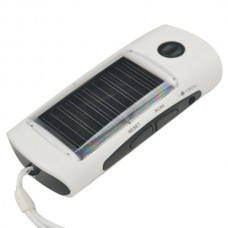 Mini Solar Flashlight Torch Radio with Emergency Charging Function 