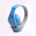 New Wireless Stereo Bluetooth 4.0 Headphones for all Cell Phone Laptop PC Tablet Blue 