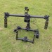 3K Brushless Gimbal Carbon Fiber Aluminum DSLR 3 Axis Handle Camera Gimbal + Brushless Motors