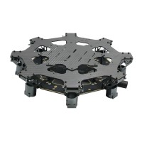 Octacopter Carbon Fiber Center Plate + 25MM Carbon Fiber Tube Umbrella Shape Folding Structure