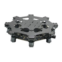 Octacopter Carbon Fiber Center Plate + 25MM Carbon Fiber Tube Umbrella Shape Folding Structure