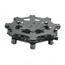 Octacopter Carbon Fiber Center Plate + 25MM Carbon Fiber Tube Umbrella Shape Folding Structure