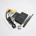 MK 1.2G 2W FPV TX RX 15CH Wireless Audio Video Transmission Monitor for FPV Photography