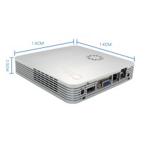 Mini PC X3700M Mini Computer Intel Celeron 1037U 1.8GHZ DDR3 2G Dual Core Silver