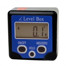 Inclinometer Angle Gauge Meter Digital Level Box Level Angle Gauge Protractor - Blue 