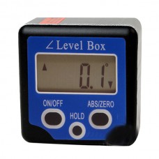 Inclinometer Angle Gauge Meter Digital Level Box Level Angle Gauge Protractor - Blue 