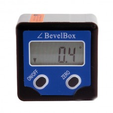 Mini Inclinometer Angle Gauge Meter Digital Level Box Level Angle Gauge Protractor - Blue 