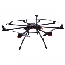 TopSkyRC T900 Octacopter Carbon fiber Frame Kit w/ Retractable Landing Gear for FPV Photography