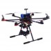 TopSkyRC T750 Hexacopter Carbon Fiber Frame Kit w/ Motor& ESC & Prop & V2 & Radio & Charger & Case & Retractable Landing Gear (RTF)