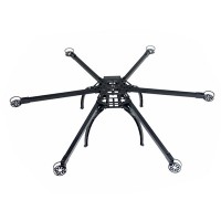 FC 675mm Fiberglass/Aluminum FPV Hexacopter Frame Kit w/ Landing Skid