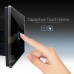 Livolo C6 series wall touch switch/Intelligent remote control/Double control one route/Black Knight/LED light