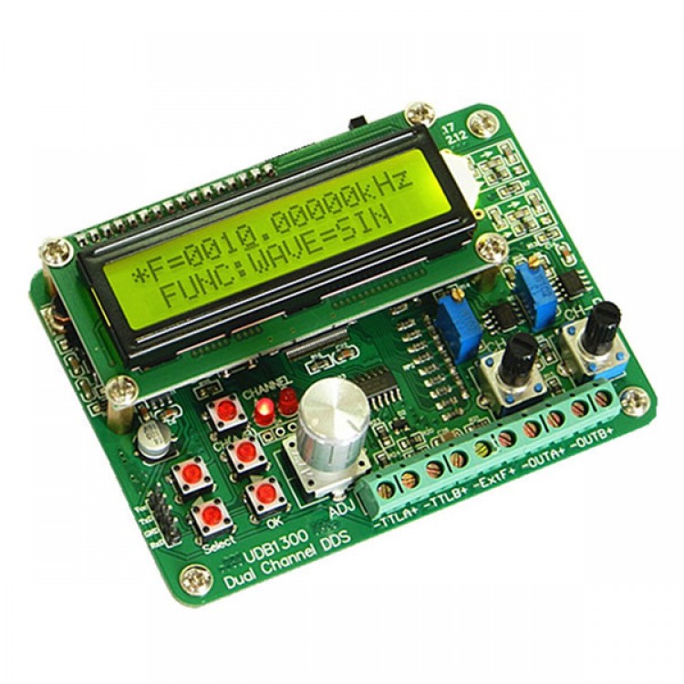 2MHz DDS Function Signal Generator Sine/Square Wave Sweep Frequency Meter TTL 