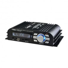 Lepy LP-2020USB Hi-Fi Audio Mini Amplifier Remote USB/MP3/SD w/ 3A Power Adapter