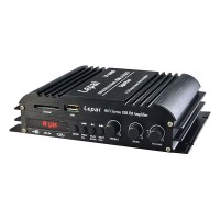 Lepy LP-269FS 4 x 45 Watts Mini Amplifier Lypy w/Remote USB/MP3/SD/FM/Remote Controller 3A Power Supply