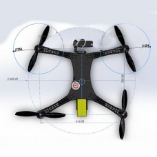 450 Quadcopter Frame 3D Print Technology Can be Customized w/ Gimbal for FPV Photography