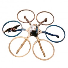 Hexacopter Frame 3D Print Technology PLA/ABS Can be Customized Concise Portable w/ Protecting Ring