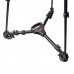 YT-900 Professional Folding Cam Camcorder Video Tripod Dolly Stand 3''Wheel