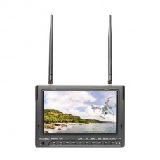 Feelworld PVR-732 7'' FPV Monitor 2CH Receiver HD 1024*600 Monitor HDMI Built-in Battery