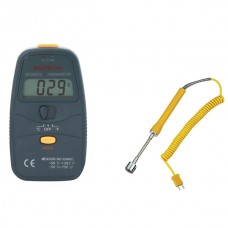 MASTECH MS6500 31/2 K-type Digital LCD -50---750 Degree Thermometer Temperature Meter w/Straight Head Surface Themocouple