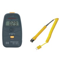 MASTECH MS6500 31/2 K-type Digital LCD -50---750 Degree Thermometer Temperature Meter w/Straight Head Surface Themocouple