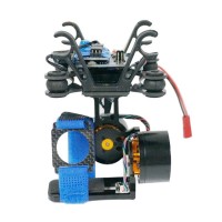 KBM-2D-3D Brushless Three Axis Gimbal for Gopro (Fine Adjustment Version) w/ Hanger