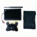 5.8G 7inch 8CH TFT Color Receiver Monitor HD Snowflake Built-in 4400mah Lipo Battery 1S 3.7V USB