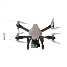 SKY MAX X8 Quadcopter Frame Kit Full Carbon Fiber Folding Alien for FPV Phtography White Cover  