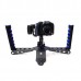 J69 Handheld 3 Axis Gimbal Stabilizer Electronic Gyroscope Autostability w/ Monolever & Double Handle for SLR