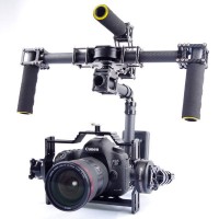 3 Axis DSLR Carbon Fiber Handheld Gimbal with Motors and Controller for FPV Photography