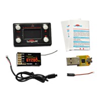 Flybarless System GY280RX VBAR Receiver with 3-Axis Gyro DSM2 Setting Card Boost