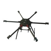 900mm Umbrella Folding Carbon Fiber Hexacopter for FPV Photography Micro SLR