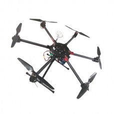 900mm Umbrella Folding Carbon Fiber Hexacopter w/ Electronic Landing Gear for FPV Photography Micro SLR