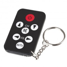 5PCS Key Ring Mini Universal Infrared IR TV Set Remote Control Keychain Key Ring 7 Keys New Hot Selling