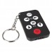 5PCS Key Ring Mini Universal Infrared IR TV Set Remote Control Keychain Key Ring 7 Keys New Hot Selling