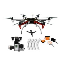 DJI F550 Multicopter Hexacopter ARF Kit Combo & Naza-M V2 Flight Control System & Landing Gear & H3-3D Gimbal