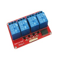 Arduino 4 Channel Relay Module OpenJumper Max DC 30V 10A/ AC 250V 10A