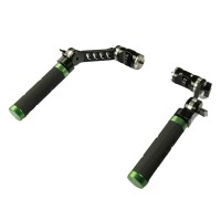 LanParte Handle Hand Grip Dual Handle for Movie Camera Shooting